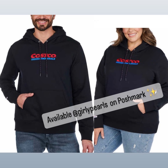 Kirkland Signature Costco Logo Unisex Hoodie Sweatshirt NEW - Picture 2 of 7